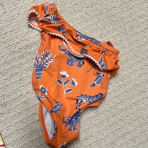 Jack and Janie swimming suit seahorse coral 3 to 6 months